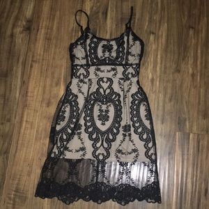 FOR LOVE AND LEMONS LACE BODYCON DRESS